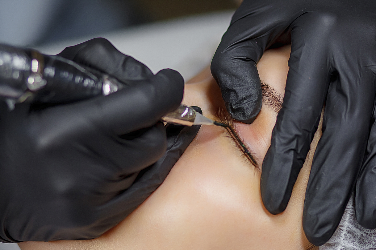 Wimpernrandbetonung